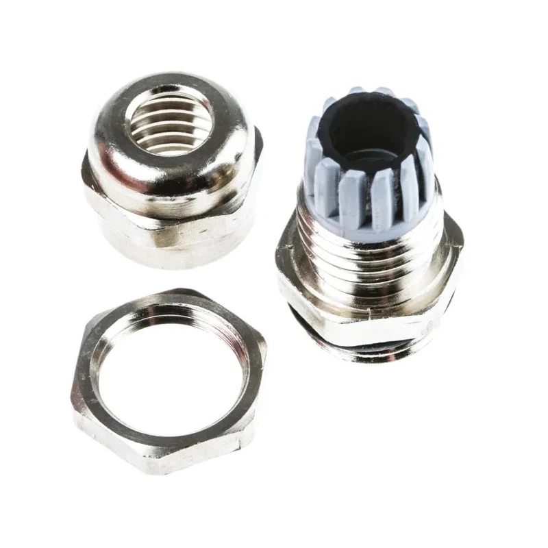 SIB SIB-TEC Series Metallic Nickel Plated Brass Cable Gland PG7 Thread 2.5 mm Min 6.5 mm Max IP68 C5007000R