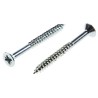RS PRO Pozidriv Countersunk Steel Wood Screw Bright Zinc Finish 8 Thread 1.75in Length 521-197