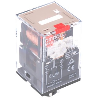 Omron Power Relay 110V AC Coil 10A Switching Current DPDT Plug-In MKS2PI 110VAC