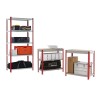 RS PRO Grey 3 Shelf Steel Shelving System Twinspan Sub Type, 900 mm Height, 2 m Width, 450 mm Depth, 1000 kg Load 521-415