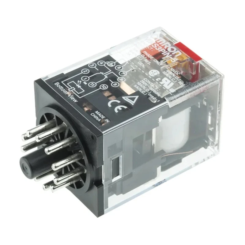 Omron Power Relay 3PDT Contact Configuration, 230V AC Coil Voltage, 10A Switching Current MKS3PIN-5 230VAC