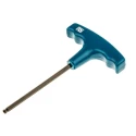 RS PRO 10 Piece T-Handle Metric Hex Key Set, Hex Sizes 2.5 to 10 mm, Chrome Vanadium Steel, Ball End, Black Finish 537-811