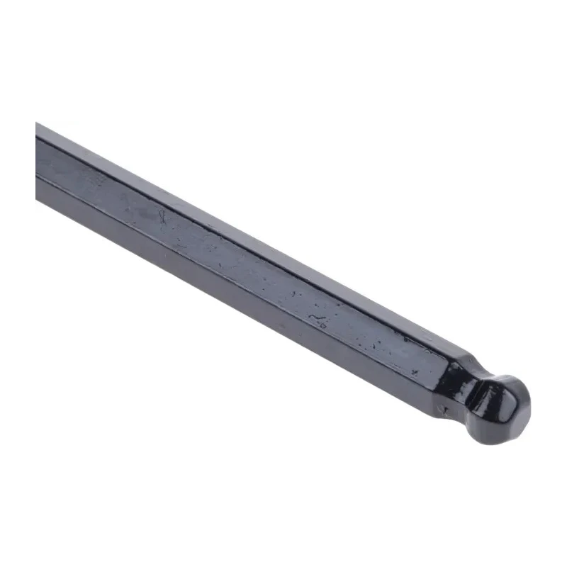 RS PRO 10 Piece L Imperial Hex Key Set, Hex Size 1/16 to 3/8 in, Chrome Vanadium Steel, Black Finish 537-782