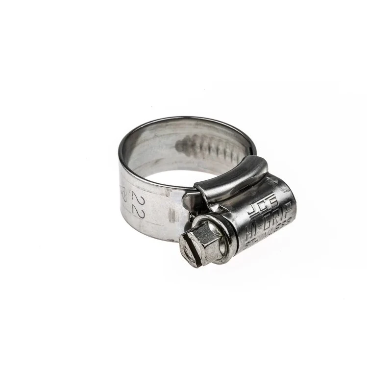HI-GRIP Stainless Steel Slotted Hex Worm Drive Hose Clip 14-22 mm ID Zinc Plated HGS22BP