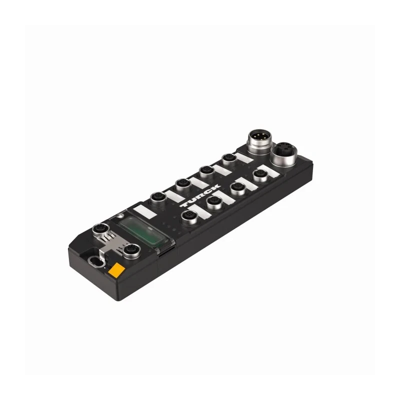 Turck TBEN-L Series Industrial I/O Module, 8 Port Ethernet, 24V DC, PNP Output, IP65/IP67/IP69K Housing TBEN-L5-8DIP-8DOP