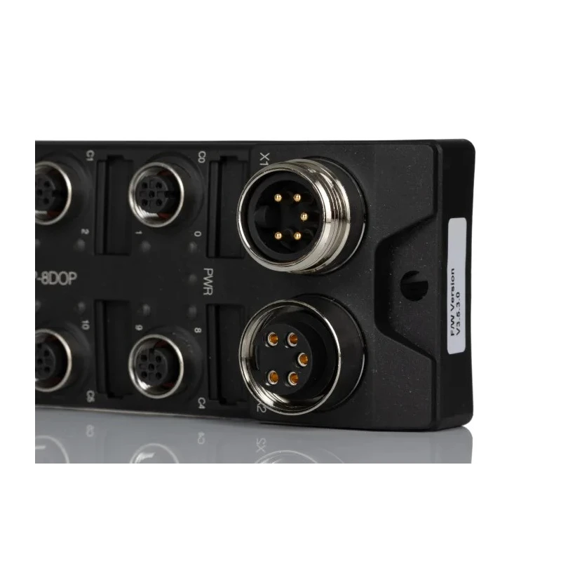 Turck TBEN-L Series Industrial I/O Module, 8 Port Ethernet, 24V DC, PNP Output, IP65/IP67/IP69K Housing TBEN-L5-8DIP-8DOP