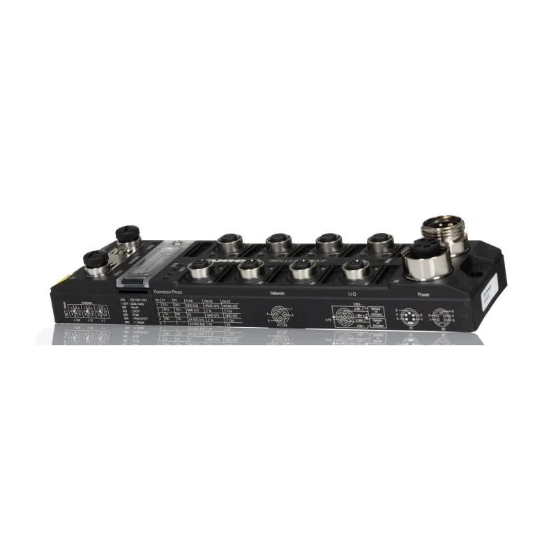 Turck TBEN-L Series Industrial I/O Module, 8 Port Ethernet, 24V DC, PNP Output, IP65/IP67/IP69K Housing TBEN-L5-8DIP-8DOP