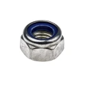 RS PRO Plain Stainless Steel Locknut Nylon Insert M12, Width 19mm, Height 12mm, DIN 985 521-973