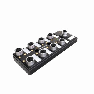 Turck Industrial Automation 16-Channel PNP I/O Module with IP67/IP69K Protection TBIL-M1-16DXP