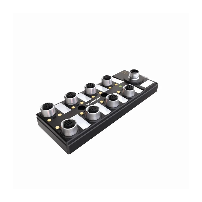 Turck Industrial Automation 16-Channel PNP I/O Module with IP67/IP69K Protection TBIL-M1-16DXP