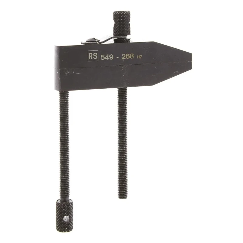 RS PRO 55 mm x 24 mm Toolmakers Clamp Steel Chemically Blackened Finish 549-268