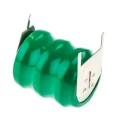 RS PRO 3.6 V Nickel Metal Hydride Button Rechargeable Battery 80mAh 15.5mm Diameter PCB Pin Terminals 525-843