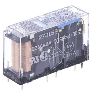 Omron PCB Force Guided Relay 24V DC Coil Voltage 4-Pole G7SA-3A1B 24VDC