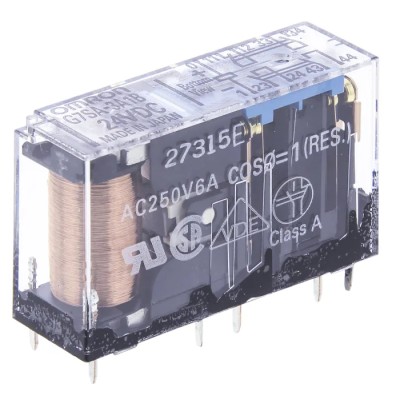 Omron PCB Force Guided Relay 24V DC Coil Voltage 4-Pole G7SA-3A1B 24VDC