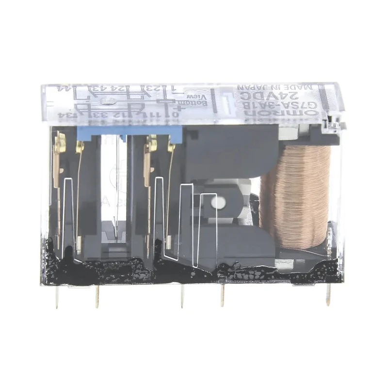 Omron PCB Force Guided Relay 24V DC Coil Voltage 4-Pole G7SA-3A1B 24VDC