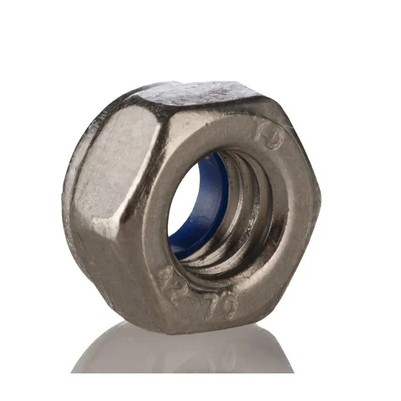 RS PRO Stainless Steel Plain Locknut DIN 985 M6 10mm Width 6mm Height 521-945