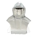 3M White, Grey Polypropylene Head Cover Reusable with Visor Size S 7100079874