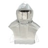 3M White, Grey Polypropylene Head Cover Reusable with Visor Size S 7100079874