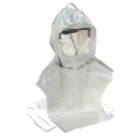 3M White, Grey Polypropylene Head Cover Reusable with Visor Size S 7100079874