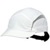 3M Bump Cap White Grey Short Peak ABS Inner and Outer Material Adjustable Strap 52 to 65 cm Head Size 7100217861