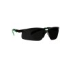 3M 2000 Safety Glasses with Anti-Fog and Anti-Scratch Polycarbonate Lens, Grey Lens, Black and Green Plastic Half 7100220423
