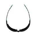 3M 2000 Safety Glasses with Anti-Fog and Anti-Scratch Polycarbonate Lens, Grey Lens, Black and Green Plastic Half 7100220423