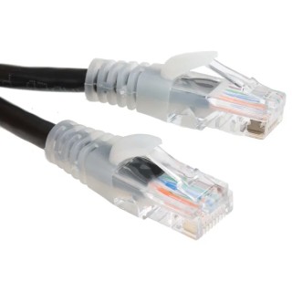 RS PRO Cat5e Ethernet Cable RJ45 Male to RJ45 Male 5 m Black Unshielded PVC 556-263