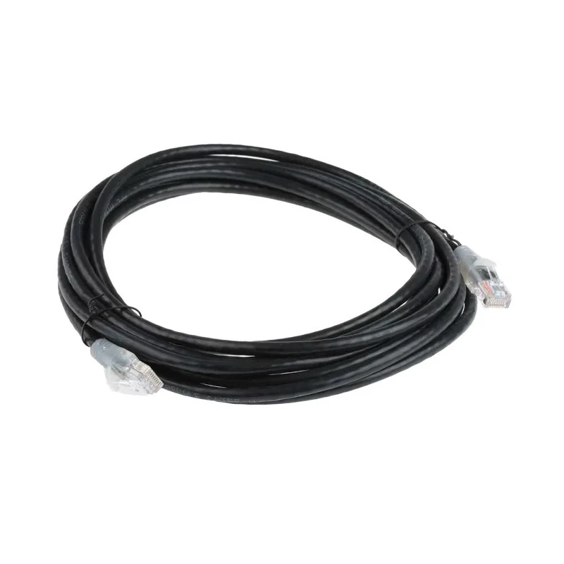 RS PRO Cat5e Ethernet Cable RJ45 Male to RJ45 Male 5 m Black Unshielded PVC 556-263