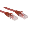 RS PRO Cat5e Ethernet Cable 0.5 m Red RJ45 Male to RJ45 Male U/UTP Low Smoke Zero Halogen 556-360