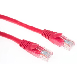 RS PRO Cat5e Ethernet Cable 10 m Red RJ45 Male to RJ45 Male U/UTP PVC 556-405