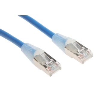 RS PRO Cat5e Ethernet Cable 1 m Blue RJ45 Male to RJ45 Male F/UTP PVC 557-341