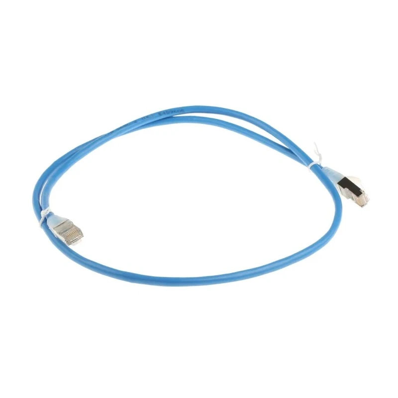 RS PRO Cat5e Ethernet Cable 1 m Blue RJ45 Male to RJ45 Male F/UTP PVC 557-341