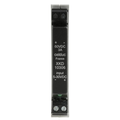 Celduc Solid State Interface Relay 200V DIN Rail Screw XKD10306