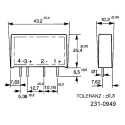 Celduc Printed Circuit Board Mount Solid State Relay, 3 A Load, 60 V Load, 30 V Control SKD10306