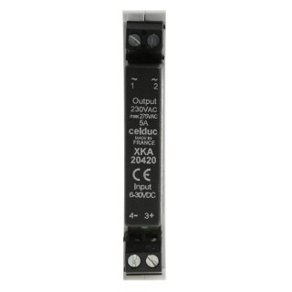 Celduc XK Solid State Interface Relay Control 30V DIN Rail Screw XKA20420