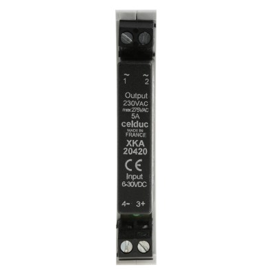 Celduc XK Solid State Interface Relay Control 30V DIN Rail Screw XKA20420