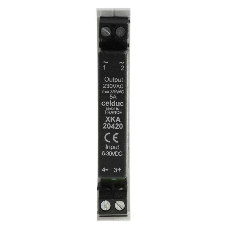Celduc XK Solid State Interface Relay Control 30V DIN Rail Screw XKA20420
