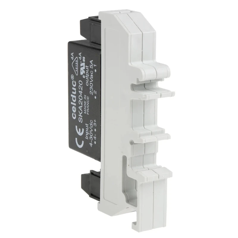 Celduc XK Solid State Interface Relay Control 30V DIN Rail Screw XKA20420