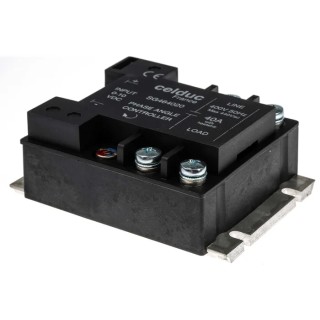 Celduc SG4 Series Solid State Relay Panel Mount 40 A Load, 460 Vrms Load, 10V DC Control SG464020