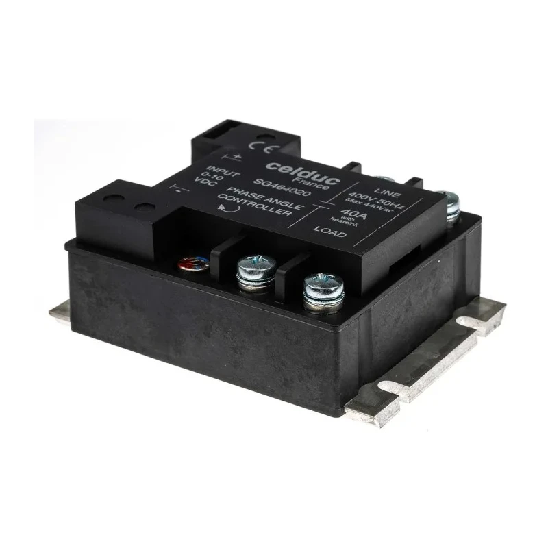 Celduc SG4 Series Solid State Relay Panel Mount 40 A Load, 460 Vrms Load, 10V DC Control SG464020