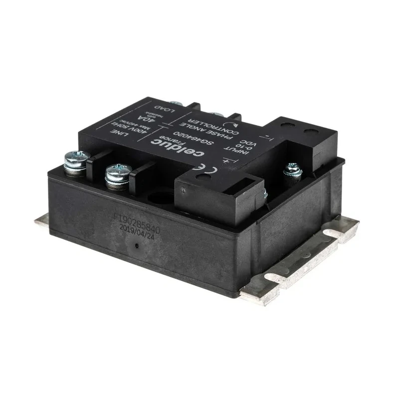 Celduc SG4 Series Solid State Relay Panel Mount 40 A Load, 460 Vrms Load, 10V DC Control SG464020