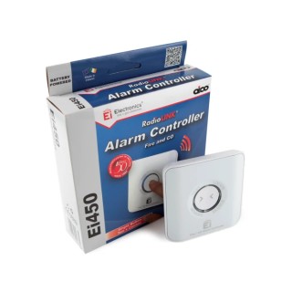 Aico Battery Powered Fire Alarm Kit Ei450, Wire-Free Installation, Lithium Cell Battery, 10 Year Life