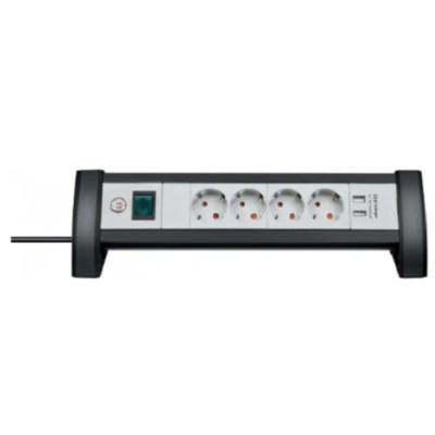 brennenstuhl 2 m 4 Socket Schuko Extension Lead Extension Socket IP20 1156250534