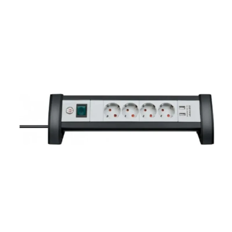 brennenstuhl 2 m 4 Socket Schuko Extension Lead Extension Socket IP20 1156250534