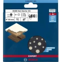Bosch EXPERT Abrasive Disc Hook & Loop Sanding Disc 125mm Diameter 80 120 180 Grit 7 Pieces 2608901202