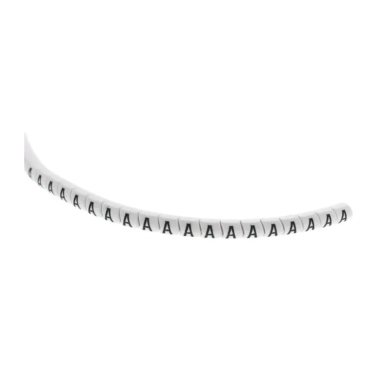 HellermannTyton Helagrip Slide-On Cable Marker Black Pre-Printed "A" for 1-3 mm Cable PVC Material 901-10401