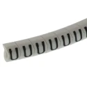 HellermannTyton Pre-Printed Helagrip Slide-On Cable Marker, Black Legend "U", PVC Material, 2-5 mm Diameter 901-10446