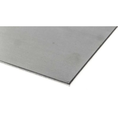RS PRO Stainless Steel Metal Sheet 500 mm x 300 mm, 3 mm Thick 559-111