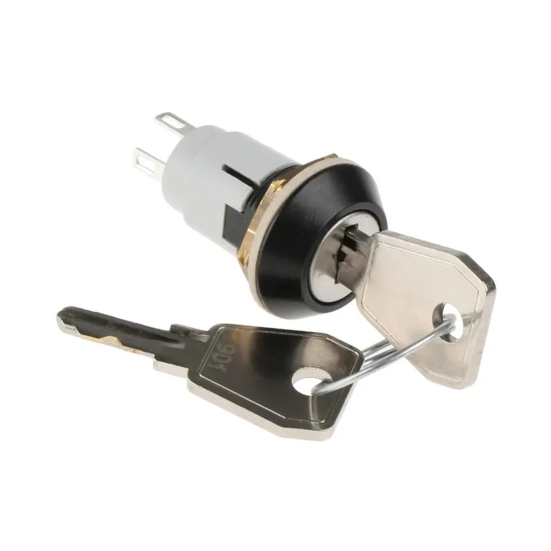 Lorlin IP67 Key Switch, SPDT, 5A 2-Way Common-Key 