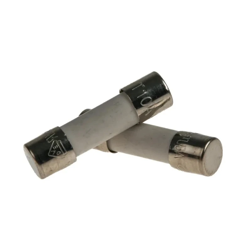 RS PRO 10A T Ceramic Cartridge Fuse 5.2 x 20 mm 250V AC Time Delay 563-592